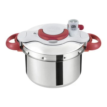 Tefal - Тенджера под налягане 6 l CLIPSO MINUT PERFECT неръждаем