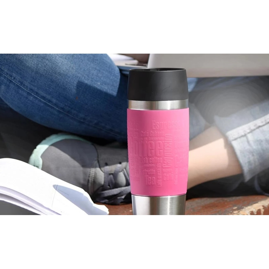 Tefal - Туристическа чаша 360 мл TRAVEL MUG неръждаем/розов