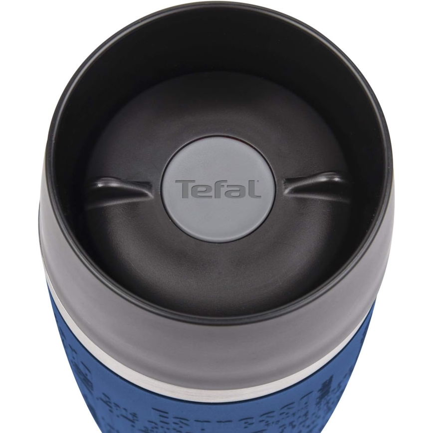 Tefal - Туристическа чаша 360 мл TRAVEL MUG неръждаем/тъмносин