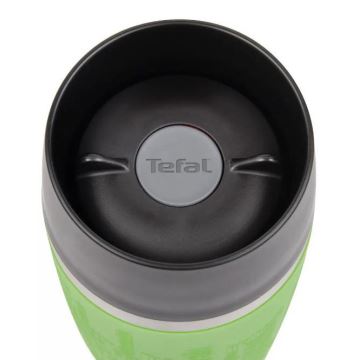 Tefal - Туристическа чаша 360 мл TRAVEL MUG неръждаем/зелен