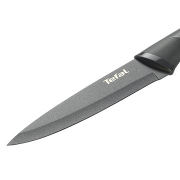 Tefal - Универсален нож от неръждаема стомана FRESH KITCHEN 12 см сив/зелен