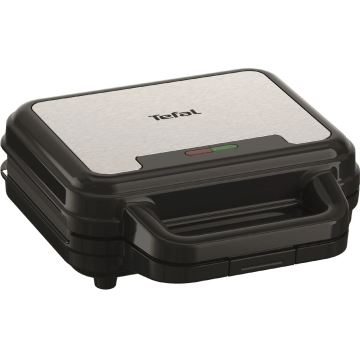 Tefal - Уред за приготвяне на сандвичи ULTRA COMPACT 3в1 700W/230V черен/хром