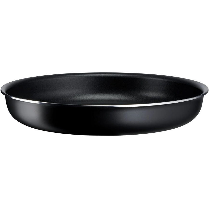 Tefal - К-кт тигани 3 бр. INGENIO EASY COOK & CLEAN BLACK