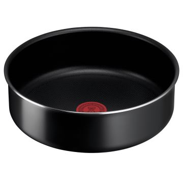 Tefal - К-кт тигани 3 бр. INGENIO EASY COOK & CLEAN BLACK