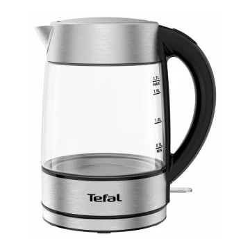 Tefal - Кана GLASS 1,7 l  2200W/230V хром