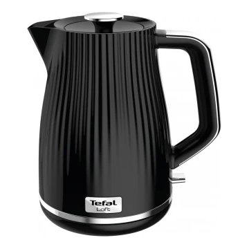 Tefal - Кана LOFT 1,7 l 2400W/230V черен