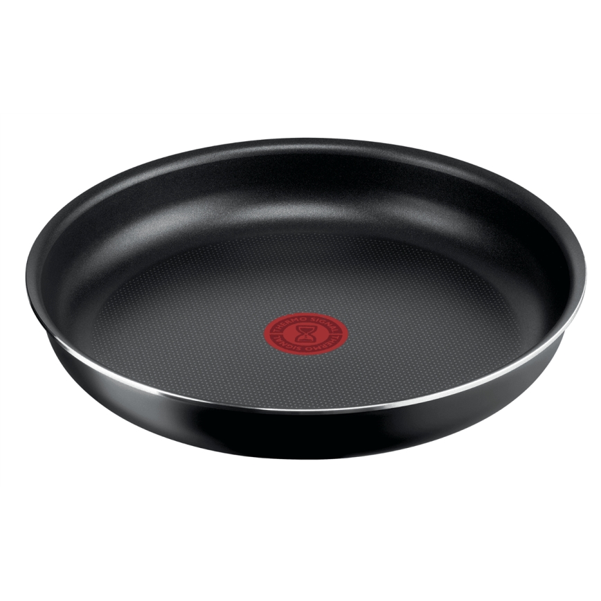 Tefal - Комплект готварски съдове 13 бр. INGENIO EASY COOK & CLEAN BLACK