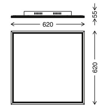 Telefunken 3010-06TF - LED Димируем панел LED/36W/230V + дистанционно 3000-6000K