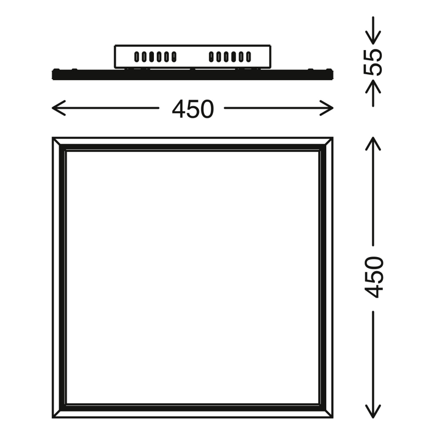 Telefunken 301606TF - LED RGBW Димируем панел LED/24W/230V 4000K + дистанционно управление