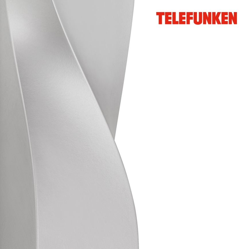 Telefunken 312704TF - LED Екстериорен аплик 2xLED/5,5W/230V IP44 сребрист