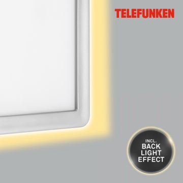 Telefunken 313604TF - LED Екстериорен аплик LED/16W/230V IP44 сребрист