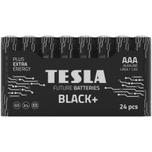 Tesla Batteries - 24 бр. Алкална батерия AAA BLACK+ 1,5V 1200 mAh