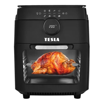 TESLA Electronics AirCook & Grill - Мултифункционален дигитален смарт фритюрник с горещ въздух 12 l 1800W/230V