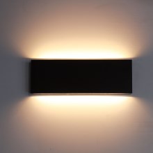 Top Light - LED Екстериорен аплик OBLIGO LED/12W/230V IP65 черен