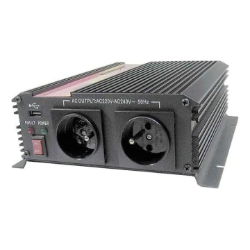 Трансформатор 1000W/12/230V + USB