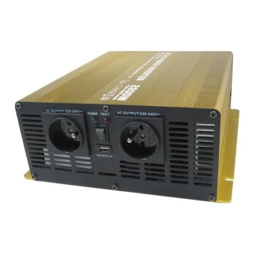 Трансформатор 2200W/12V/230V + USB