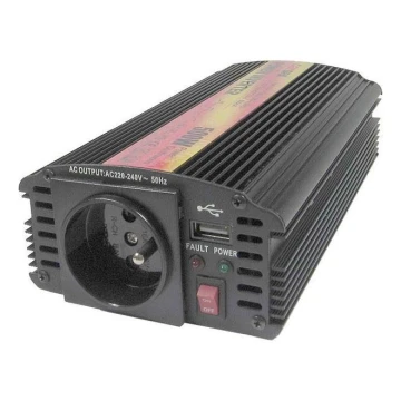 Трансформатор 500W/12/230V + USB