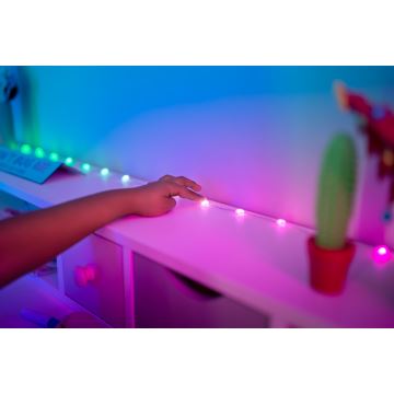 Twinkly - LED RGB Димируем коледни лампички CANDIES 100xLED 8 м USB Wi-Fi