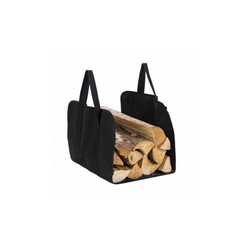Торба за дърва за камина 100x45 см черен