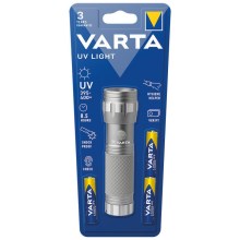 Varta 15638101421 - LED Фенерче UV LIGHT UV/3xAAA