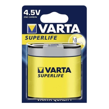 Varta 2012 - 1 бр. Цинково/въглеродна батерия SUPERLIFE 4,5V