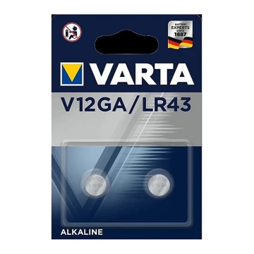 Varta 4278101402 - 2 бр. Алкална, плоска батерия ELECTRONICS V12GA 1,5V