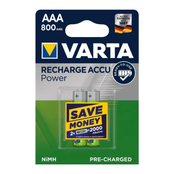 Varta 56703 - 2 бр. акумулаторна батерия ACCU AAA NiMH/800mAh/1,2V