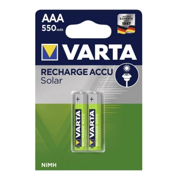 Varta 56733 - 2 бр. акумулаторна батерия SOLAR ACCU AAA NiMH/550mAh/1,2V