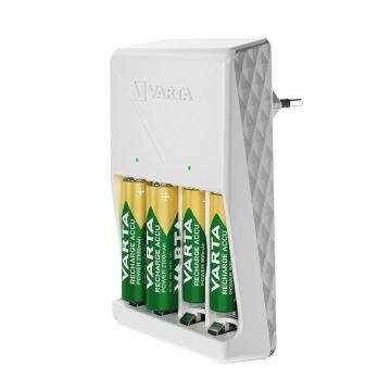 Varta 57657101451 - Зарядно устройство за батерии 4xAA/AAA 2100mAh 230V
