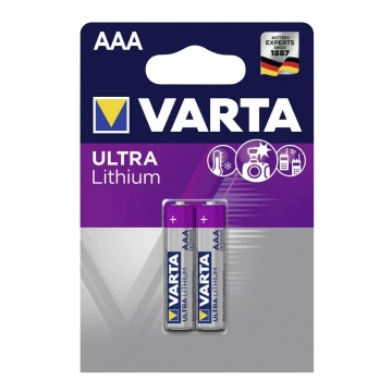 Varta 6103301402 - 2 бр. литиева батерия ULTRA AAA 1,5V