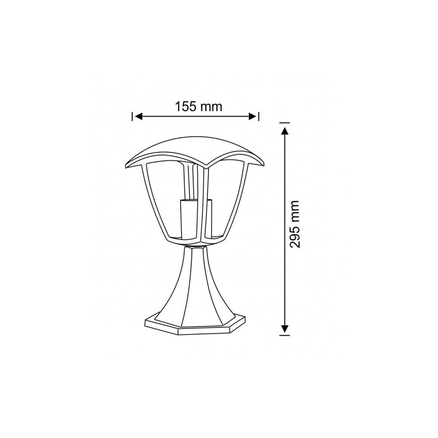 Външна лампа IGMA 1xE27/12W/230V IP44 29,5 cm