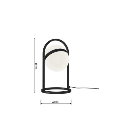 Wofi 8046-102 - LED Сензорна димируема настолна лампа AVIGNON LED/10,5W/230V черен