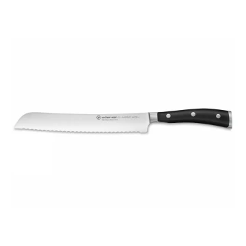 Wüsthof - Нож за хляб CLASSIC IKON 20 см черен