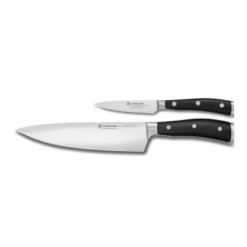 Wüsthof - К-кт готварски ножове CLASSIC IKON 2 бр. черен