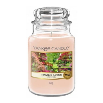 Yankee Candle - Ароматна свещ TRANQUIL GARDEN голяма 623 гр 110-150 часа