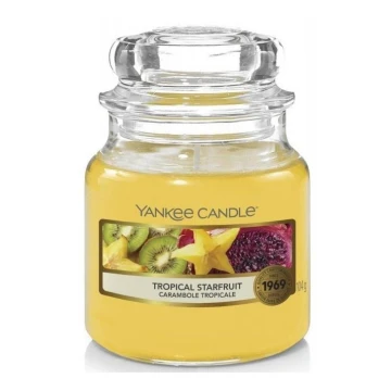 Yankee Candle - Ароматна свещ TROPICAL STARFRUIT малка 104 гр 20-30 часа