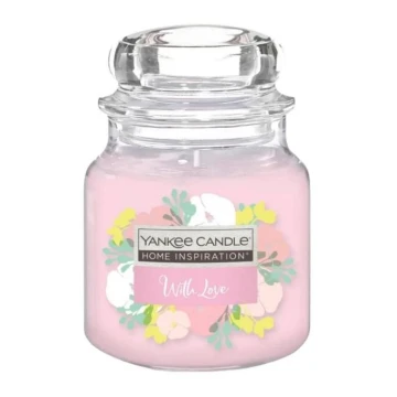 Yankee Candle - Ароматна свещ WITH LOVE централен 340g 65-75 часове