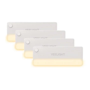 Yeelight - К-кт 4x LED Осветление за мебели със сензор LED/0,15W/5V 2700K