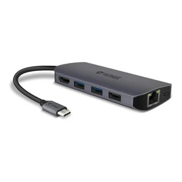 Yenkee - Мулти-порт адаптер 8в1 USB тип C