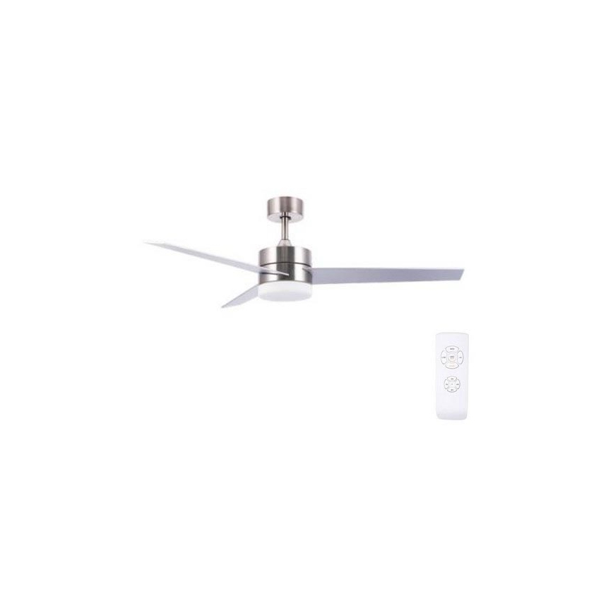 Zambelis 19134 - LED Вентилатор за таван LED/15W/230V 3000/4000/6000K хром + дистанционно управление