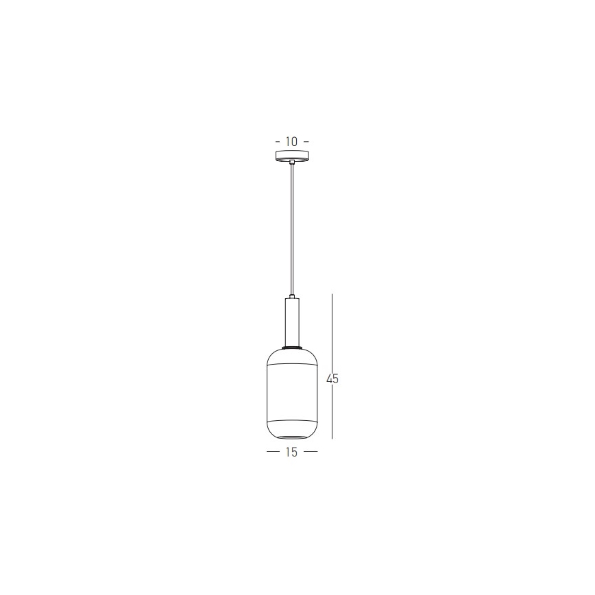 Zambelis 22070 - Пендел 1xE27/40W/230V Ø 15 см златист