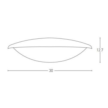 Zambelis E115 - LED Екстериорен аплик LED/6W/230V IP54 антрацит