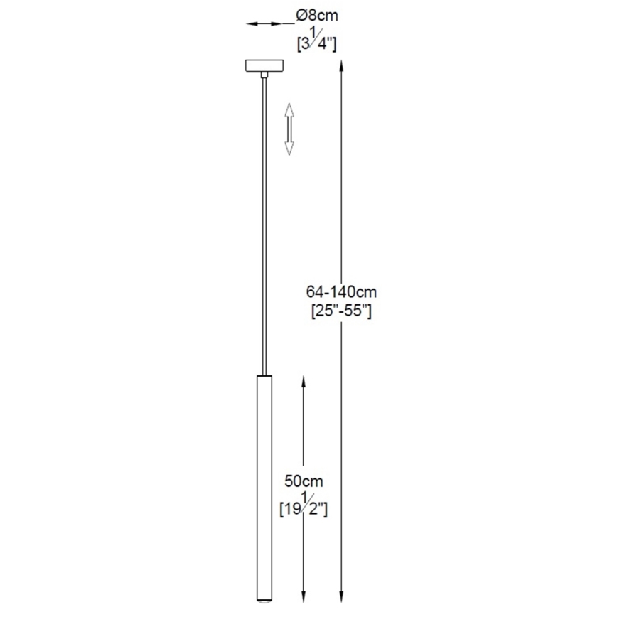 Zuma Line - LED Висящ полилей LED/5W/230V