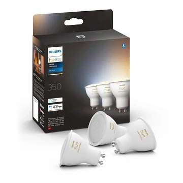 К-кт 3 бр. LED димируеми крушки Philips Hue WHITE AMBIANCE GU10/4,3W/230V 2200-6500