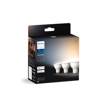 К-кт 3x LED Димируема крушка Philips Hue WHITE AMBIANCE GU10/4,2W/230V 2200-6500K