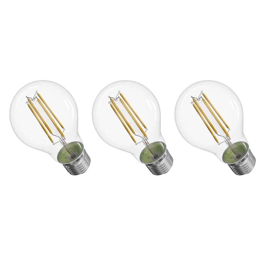 К-кт 3x LED Крушка FILAMENT A60 E27/5W/230V 4000K