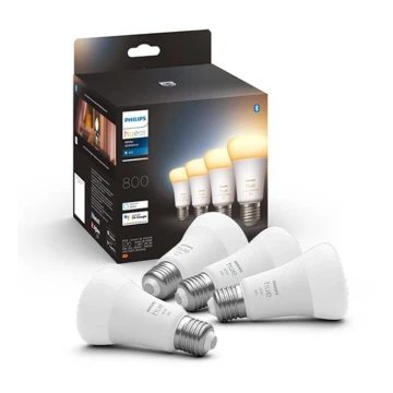 К-кт 4 бр. LED димируеми крушки Philips Hue WHITE AMBIANCE E27/6W/230V 2200-6500K