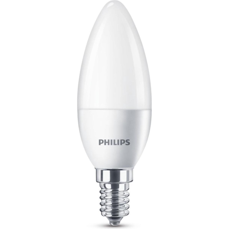 К-кт 6бр. LED крушки Philips B35 E14/5,5W/230V 2700K