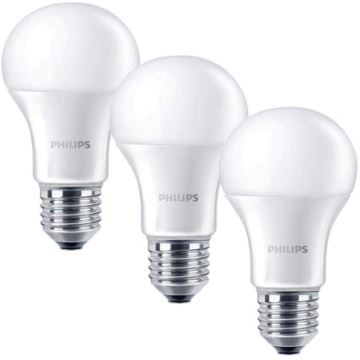 КОМПЛЕКТ 3x LED Крушка Philips E27/5,5W/230V 2700K