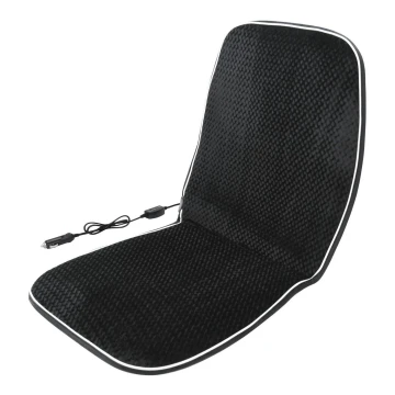 Отопляем калъф за седалка с термостат 12V черен